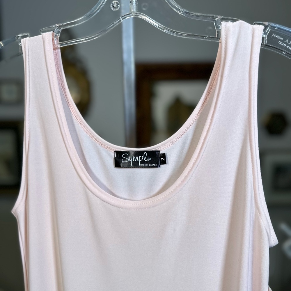 Sympli Go To Tank Relax Blush Pink Sleeveless Size 2 - Picture 5 of 11